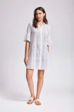 Abito camicia con manica a 3/4 ICONIQUE
