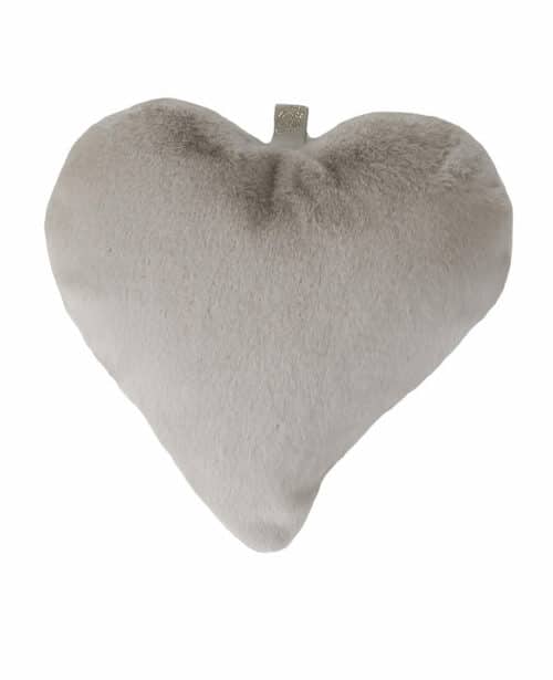 cuscino cuore grande in pelliccia blumarine