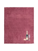 6M34020__1 plaid coperta in pile vino maryplaid