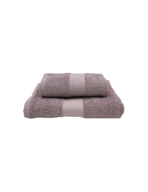 ca-doro-set-2-asciugamani-in-spugna--diamante malva
