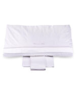 completo copripiumino culla o carrozzina baby blu blumarine silver