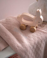 copertina baby chic blumarine baby in lana cipria
