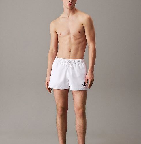 costume-uomo-pantaloncino-km01099-clavin-klein-white-