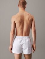 costume-uomo-pantaloncino-km01099-clavin-klein-white-retro