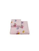 set-di-asciuagamani-papillon-cad'oro-rosa