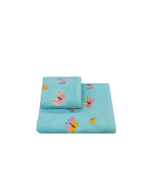 set-di-asciuagamani-papillon-cad'oro-turchese